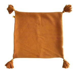 LUMI - Fall Cozy Pillow Cover - Rust Colored Ribbed Texture